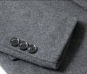 Stylish Grey Wool Coat - 6