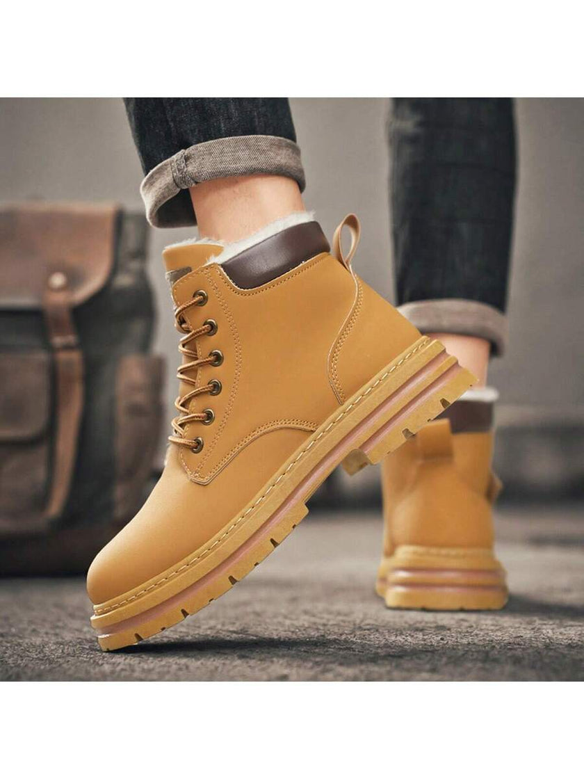 Stylish Winter Boots Grey - 17