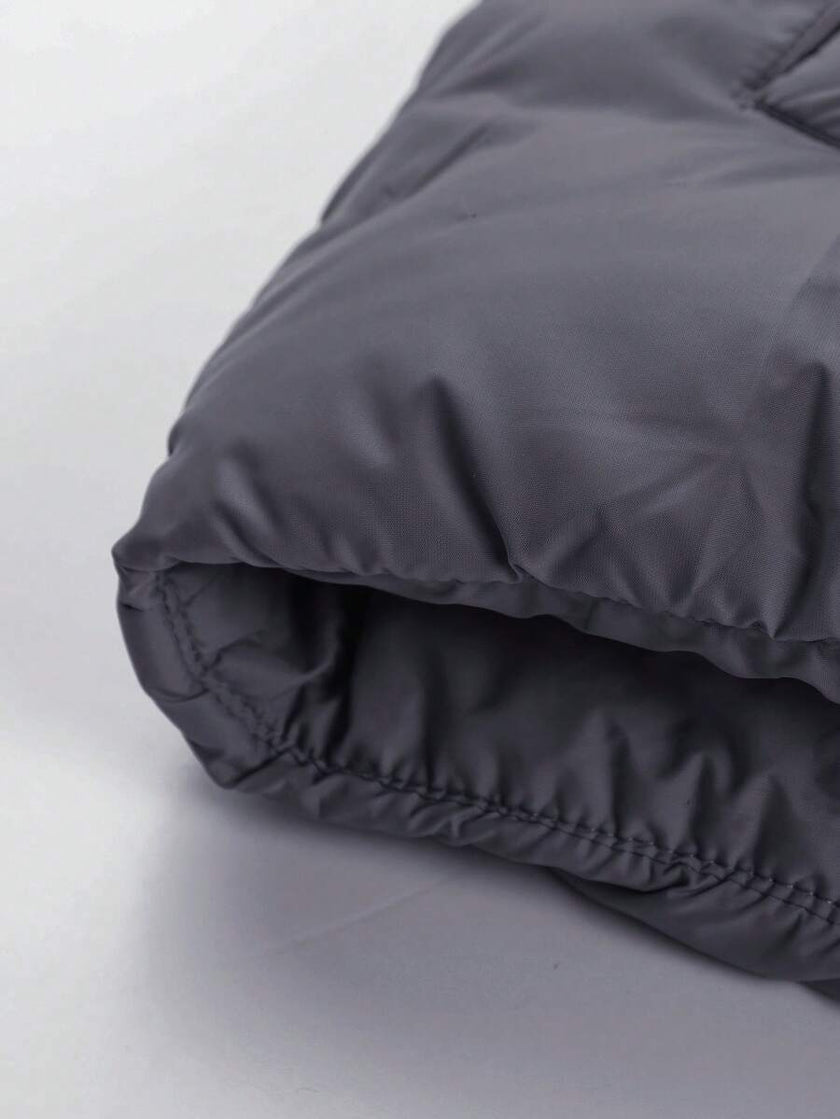 Casual Padded Jacket Khaki - 28