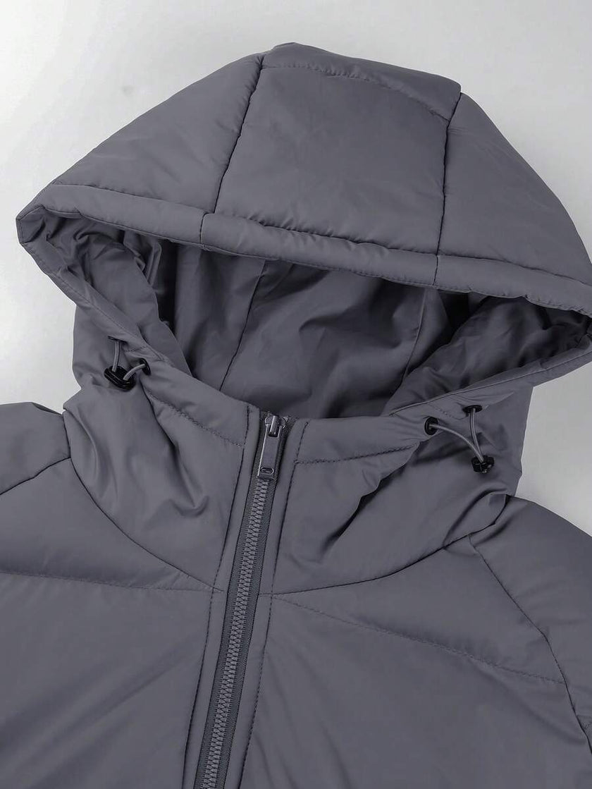 Casual Padded Jacket Khaki - 29