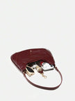Chic Crescent Bag Burgundy