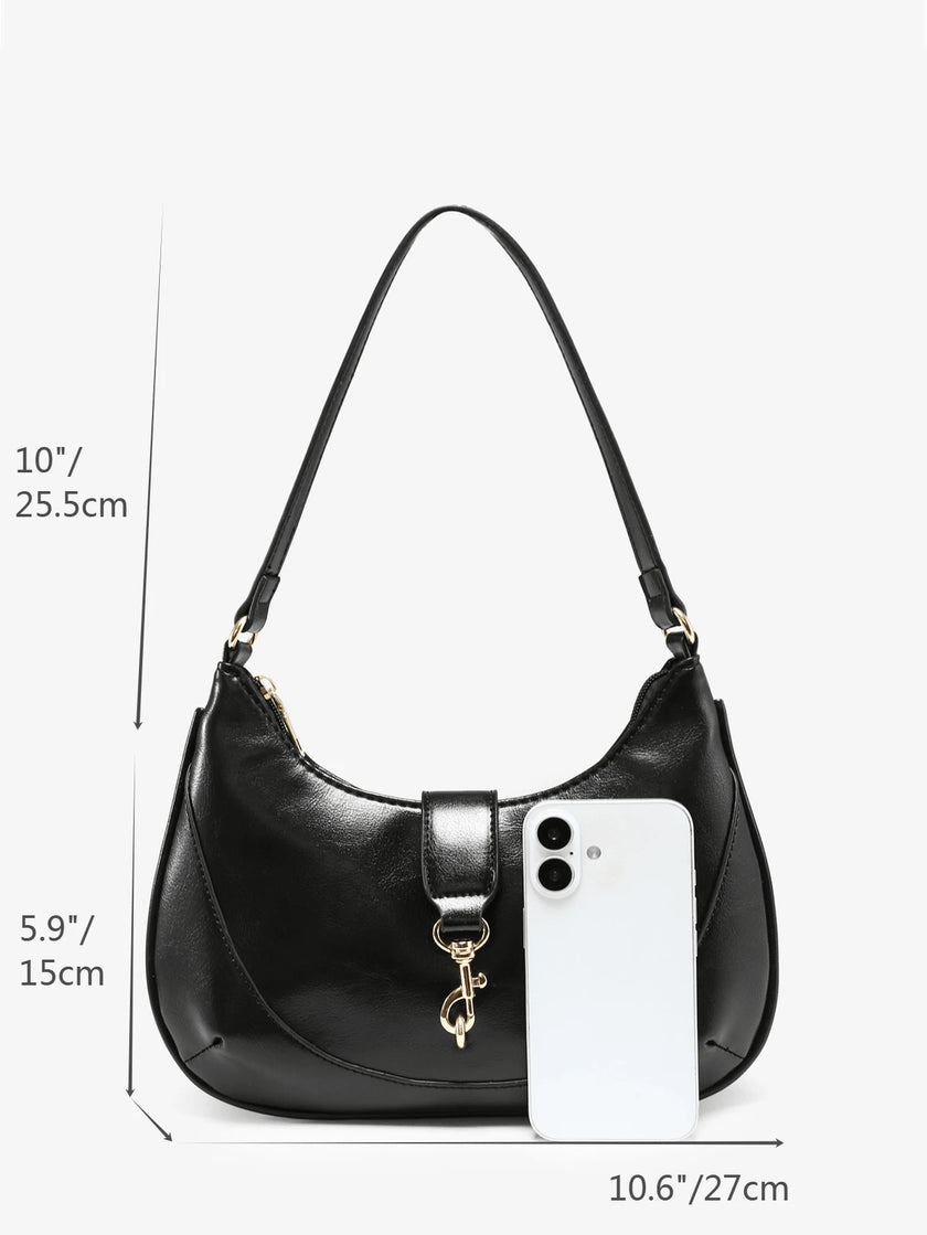 Chic Crescent Bag Burgundy