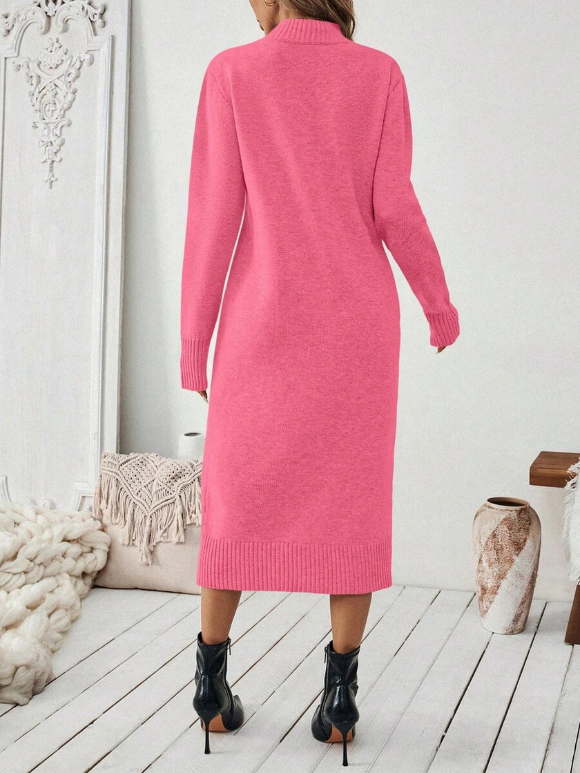 Clara – Winter Dress Women’s Casual | Sweater Dress - 34