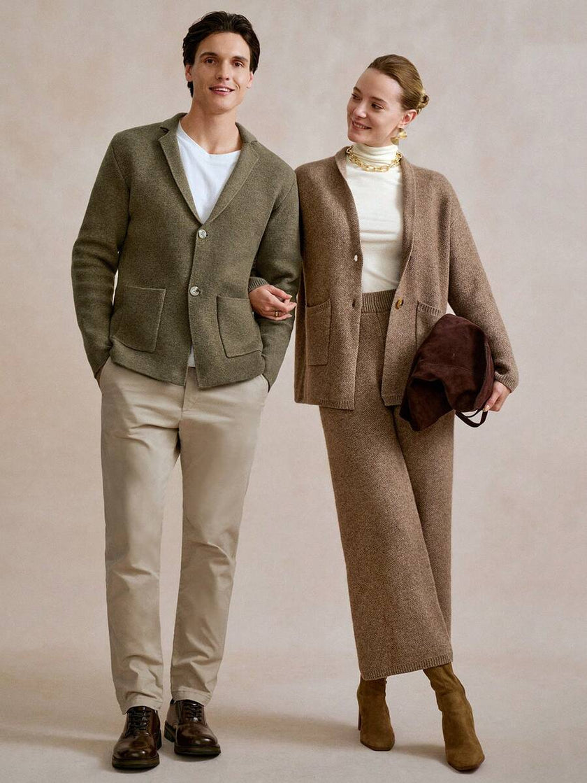 Casual Men's Cardigan Multicolor - 10