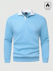 Loose Fit Polo Neck Sweatshirt - 53