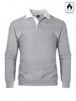 Loose Fit Polo Neck Sweatshirt - 16