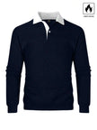 Loose Fit Polo Neck Sweatshirt - 10