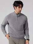 Stylish Half Zip Sweater - 81