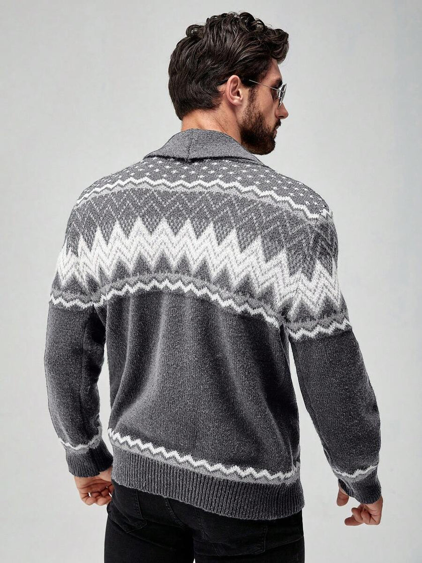 Black Embroidered Cardigan - 20