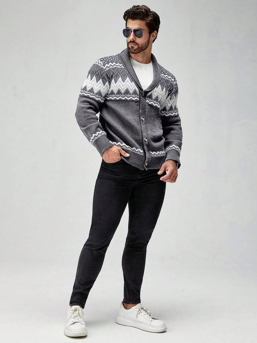 Black Embroidered Cardigan - 21