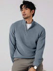 Stylish Half Zip Sweater - 86