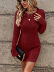 Emma – Winter Dress + Women’s - Cozy Casual | Sweater Dress - 91
