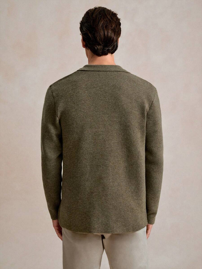 Casual Men's Cardigan Multicolor - 14