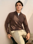 Stylish Half Zip Sweater - 93