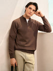 Stylish Half Zip Sweater - 97