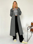 Casual Trench Coat Brown - 36
