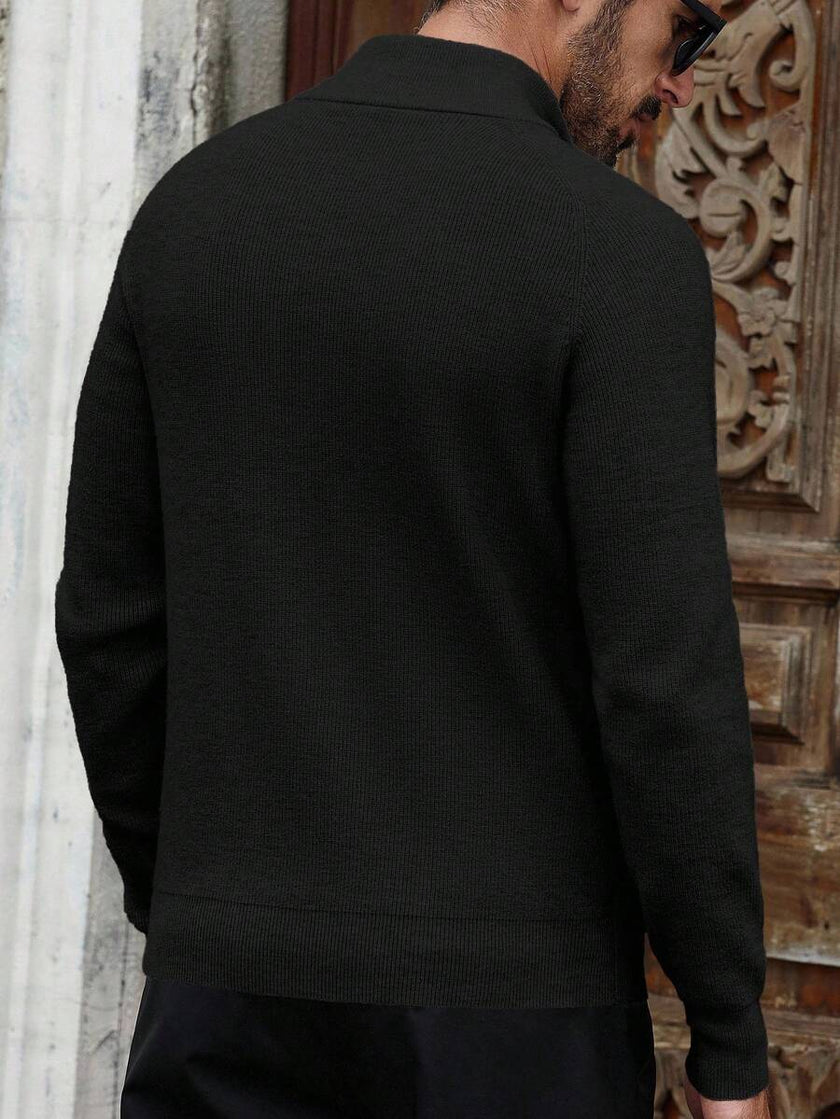 Stylish Half Zip Sweater