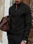 Stylish Half Zip Sweater