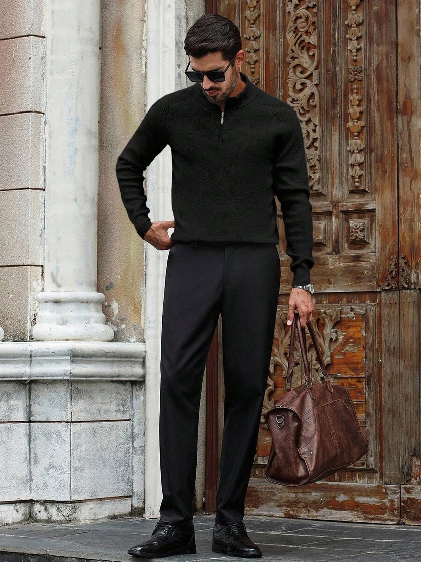 Stylish Half Zip Sweater