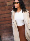 Casual Trench Coat Brown - 18
