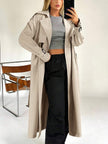 Casual Trench Coat Brown - 21
