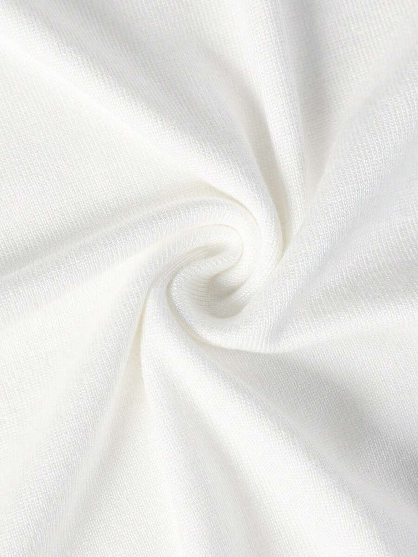 Classic White Pullover Sweater - 20