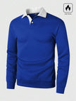 Loose Fit Polo Neck Sweatshirt - 60