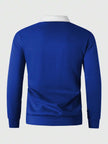 Loose Fit Polo Neck Sweatshirt - 62