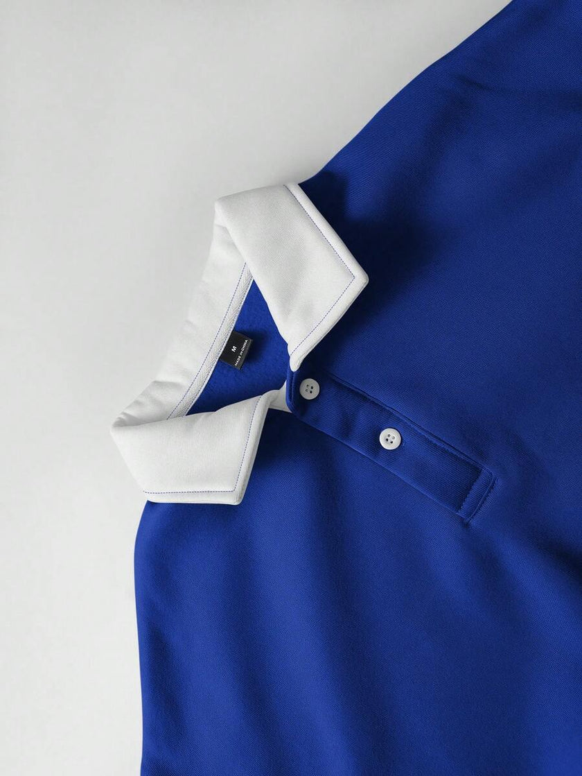 Loose Fit Polo Neck Sweatshirt - 63