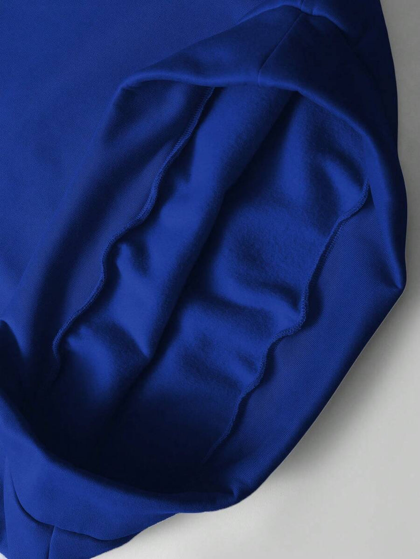 Loose Fit Polo Neck Sweatshirt - 65