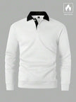 Loose Fit Polo Neck Sweatshirt - 24