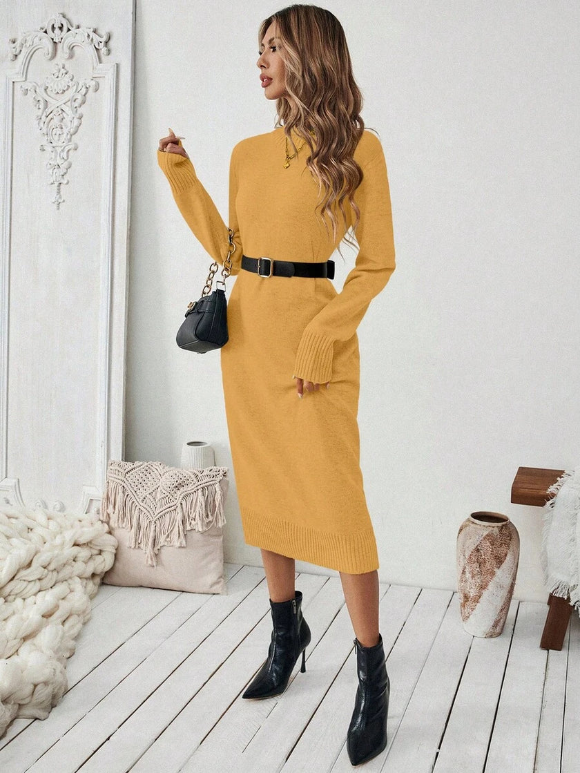 Clara – Winter Dress Women’s Casual | Sweater Dress - 52