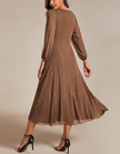 FJØRNA women's midi dress and two-piece set featuring stylish, comfortable fabric and modern design, perfect for casual or elegant wear.