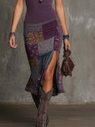 Knit Halter Neck Midi Dress For Women