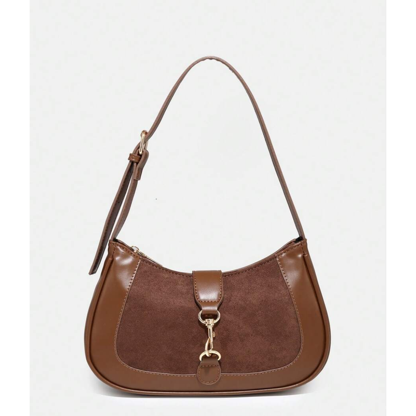 Chic Crescent Bag Burgundy