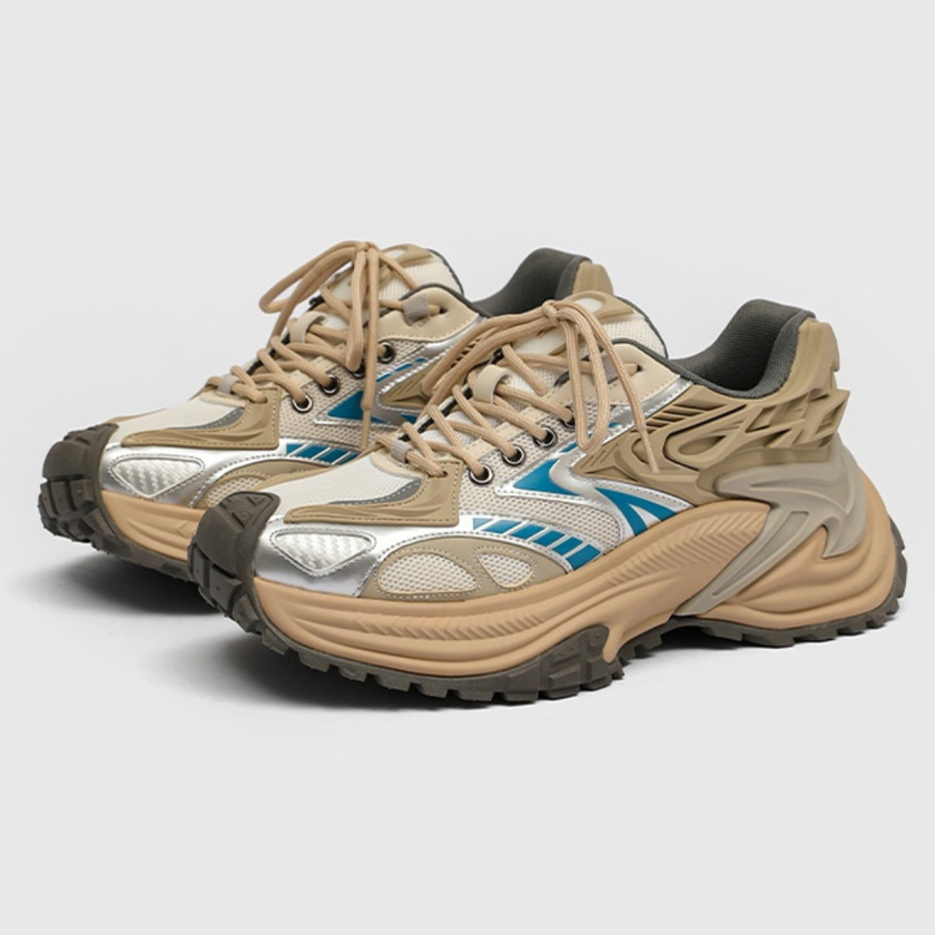 Breathable Sneakers Black Mesh