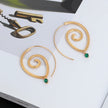 Twisted Spiral Earrings