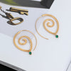 Twisted Spiral Earrings
