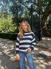 Linde | Women's Striped Knit Sweater