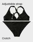 Women's FJØRNA bikini set featuring a flattering fit, with a top and bottom in vibrant swimwear fabric, perfect for beachwear.