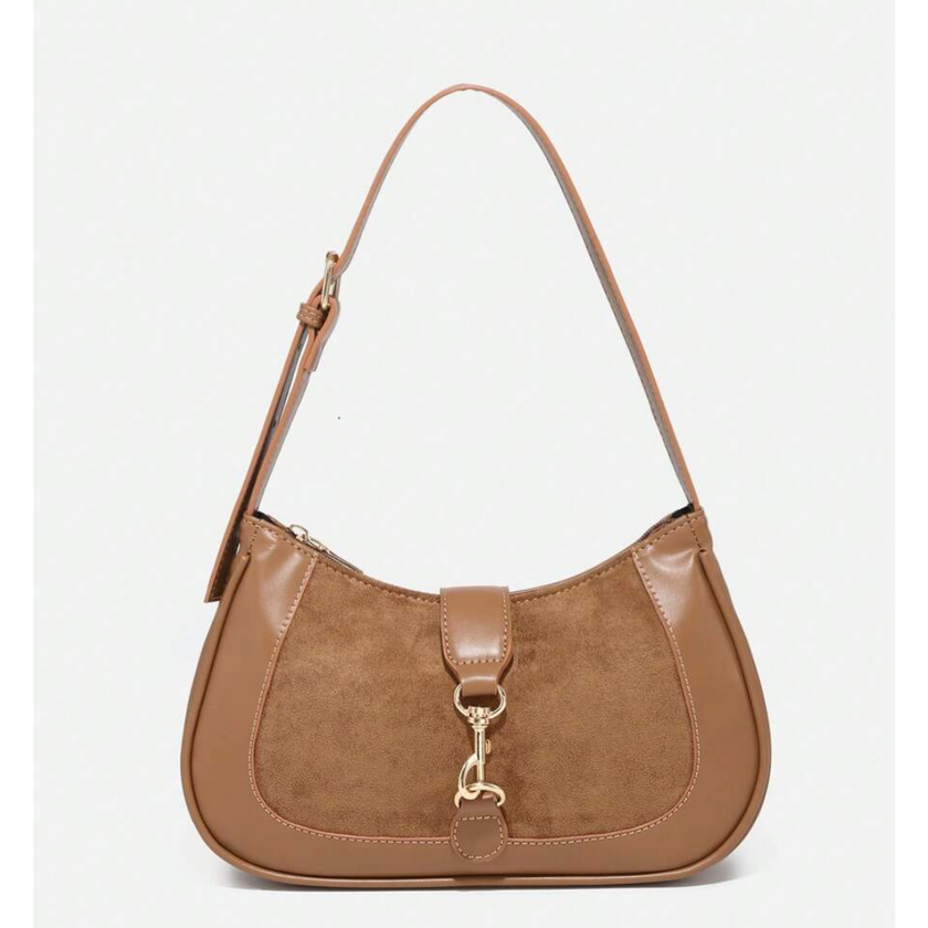 Chic Crescent Bag Burgundy