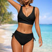 FJØRNA summer bikini for women with wrap style and tummy control, featuring a stylish swimwear design for women.