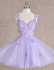 Mint green FJØRNA sleeveless tulle cocktail dress for women, featuring a stylish and elegant design perfect for special occasions.