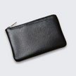 Hazel | Handmade Top-Grain Cow Leather Pouch – 5.11” Zipper Case