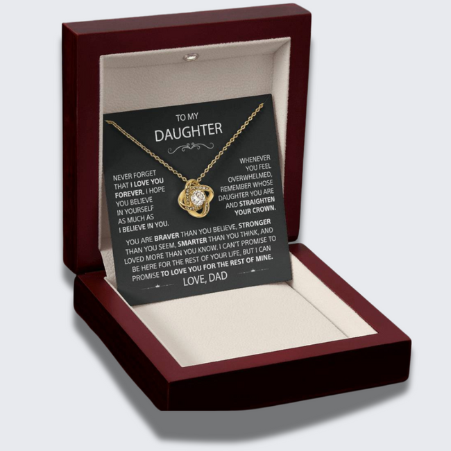 Sofia | Gift, To My Daughter - Love Knot Necklace