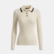 FJØRNA men's knit Henley T-shirt, soft long-sleeve top with buttoned neckline, casual and stylish knit shirt for men.