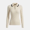 FJØRNA men's knit Henley T-shirt, soft long-sleeve top with buttoned neckline, casual and stylish knit shirt for men.