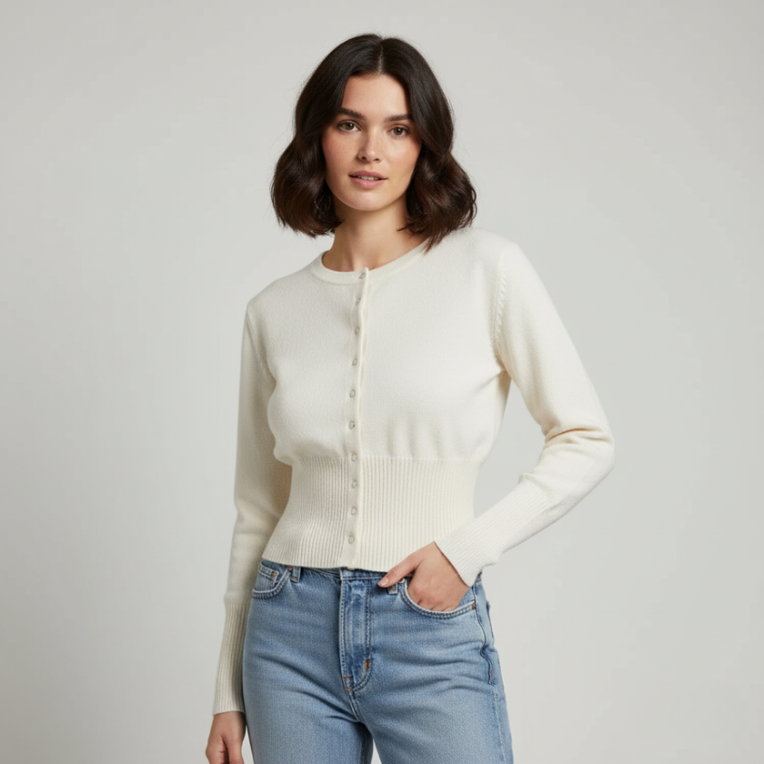 Fiona – Cardigan Knitted Women’s Slim Fit | Stylish Top