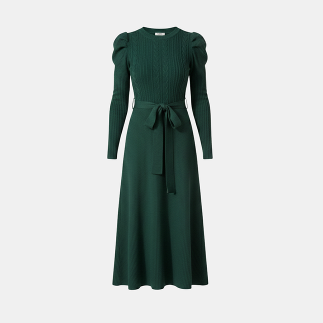 Elegant Knitted Jumper Dress