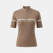 Men's relaxed fit striped T-shirt by FJØRNA, short sleeve casual top with a comfortable fit and stylish design.